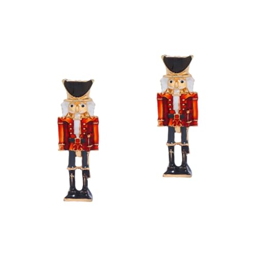 VALICLUD 2stücke Nutcracker Soldier Brooch Lustige Krawattennadel Für Damen Und Herren Geschenkidee Für Weihnachten Und Festliche Anlässe Dekorativer Anstecker Für Kleidung Und Schals VALICLUD 2stücke Nutcracker Soldier Brooch Lustige Krawattennadel Für Damen Und Herren Geschenkidee Für Weihnachten Und Festliche Anlässe Dekorativer Anstecker Für Kleidung Und Schals von VALICLUD
