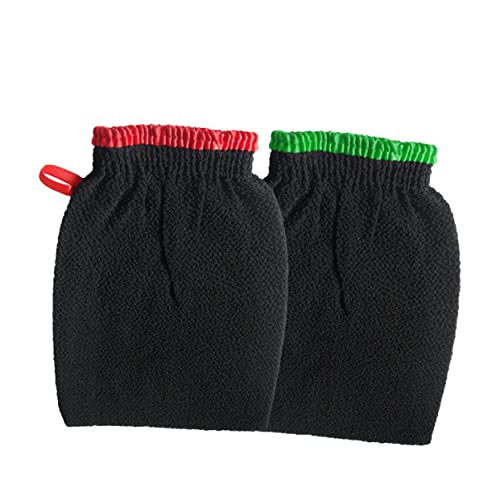 VALICLUD 2stücke Peeling-handschuhe Für Bad Und Dusche Badehandschuh Schrubber Leicht Zu Reinigen Mit Kordel Zum Aufhängen Für Männer Und Frauen von VALICLUD