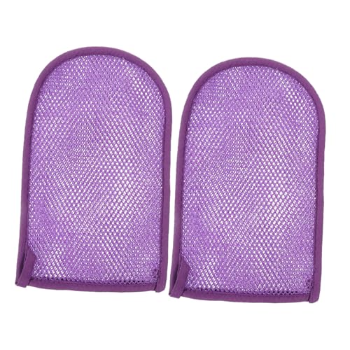 VALICLUD 2 Stück Peeling Handschuhe für Dusche und Bad Körperreinigung Sanfte Exfoliation Tragbar für Damen und Herren von VALICLUD
