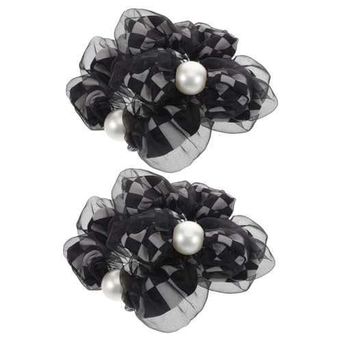 VALICLUD 2stücke Große Haargummis Mit Elastischen Scrunchies Im Karierten Design Dicke Haargummis Für Und Mädchen Stilvolle Haaraccessoires Für von VALICLUD