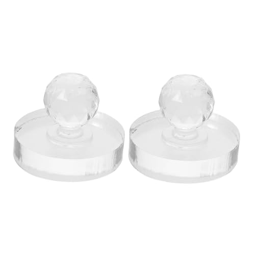 VALICLUD 2 Stück Presspuder Tool Puderpresse Make Up Tools Für Die Augen Lidschatten Presswerkzeug Make Up Tool Für Lidschatten Make Up Lidschatten Tool Transparentes Acryl von VALICLUD
