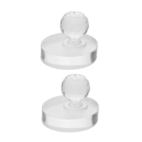 VALICLUD 2stücke Lidschattenstempel Aus Diy Magnetische Lidschattenpalette Lidschatten-make-up-stempel Leere Metallpfannen Make-up-zubehör Magnetische Make-up-palette von VALICLUD