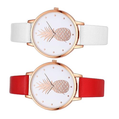 VALICLUD 2stücke Kreative Casual Student Uhr Casual Damen Uhr Mode Freizeit Quarzuhr von VALICLUD