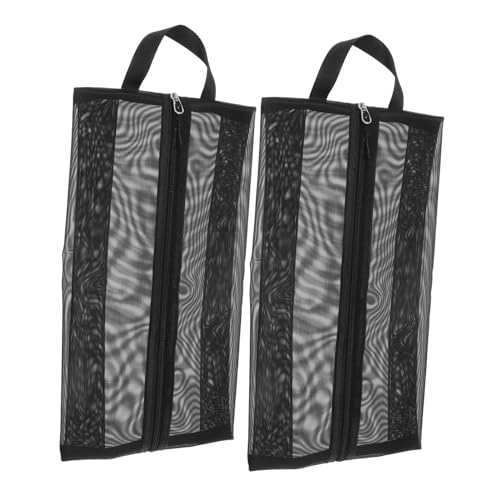 VALICLUD 2stücke Netz-schuhtasche Für Reisen Atmungsaktive Schuhbeutel Für Männer Und Frauen Zum Schutz Von Kleidung Und Gepäck Während Outdoor-aktivitäten Und Geschäftsreisen von VALICLUD
