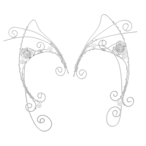 VALICLUD 2 Stück Retro Ohrclips Ohrhaken Schmuck Damen Ohrmanschette Non Piercing Leicht und Elegantes Design für Alltag und von VALICLUD