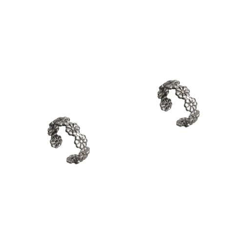 VALICLUD 2 Stück Retro geschnitzte Ringe gemeinsamer Ring Zehenringe Silber VALICLUD 2 Stück Retro geschnitzte Ringe gemeinsamer Ring Zehenringe Silber von VALICLUD