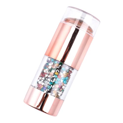 VALICLUD 2 Stück Rhinestone Nail Art Stamper mit Silikonweichem Kopf Stamping plate DIY Nageldesign French Nails Stempel Geeignet für Professionelle und Private Maniküre von VALICLUD
