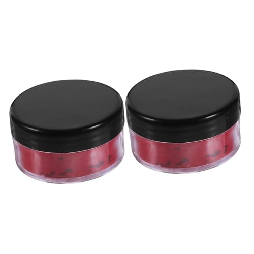 VALICLUD 2 Stück Rotes Lippenstiftpulver Rohstoff Lippenstiftpulver Pigmente Kosmetischer Lippenstift Für Frauen Lippenstift Wasserfest DIY Lippenstiftpulver Mattes von VALICLUD