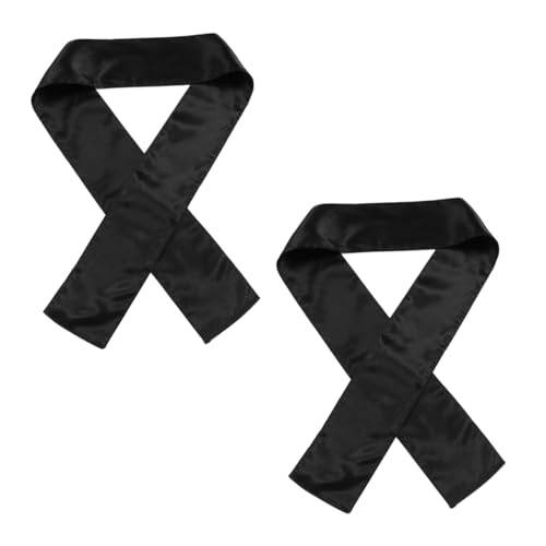 VALICLUD 2 Stück Satin Haarband Damen Breiter Schal für Haarschmuck Elegant und Vielseitig Einsetzbar Perfektes Accessoire von VALICLUD