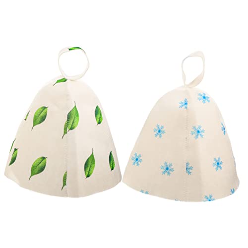 VALICLUD 2stücke Pack Saunahut Aus Filz Kopf Schutz Für Damen Sauna Zubehör Badezimmer Sauna Hut Atmungsaktiv Wiederverwendbar Filzhut Für Dusche Dampfbad VALICLUD 2stücke Pack Saunahut Aus Filz Kopf Schutz Für Damen Sauna Zubehör Badezimmer Sauna Hut Atmungsaktiv Wiederverwendbar Filzhut Für Dusche Dampfbad von VALICLUD