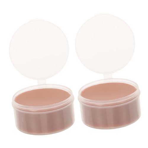 VALICLUD 2 Stück Scar Make -up Halloween Halloween-Make-up-Kit Halloween gefälschte Narben falsche Wunde Halloween-Make-up-Tools Halloween-Cosplay-Kit Plastik Khaki von VALICLUD