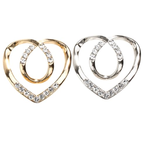 VALICLUD 2 Stück Schalring Clips Damen Glatte Oberfläche Robuste T shirt Clips zur Dekoration von Oversize Hemden und Dicken Schals Vielseitige Klammern zur Betonung der Körperform für von VALICLUD