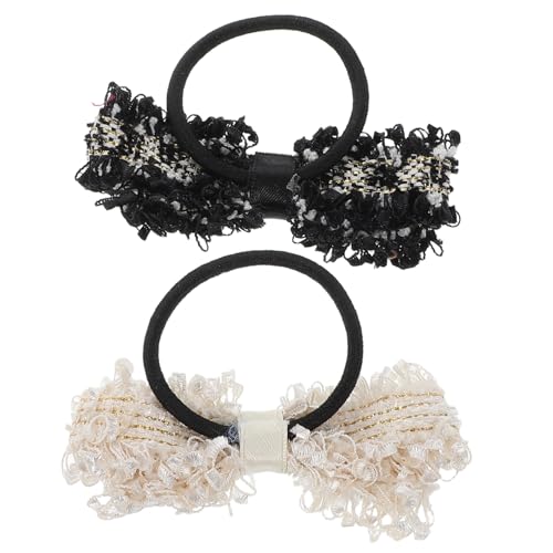 VALICLUD Boho-haargummis-set Lockiges Haar Stirnbänder Süße Schleife Haargummis Für Mädchen von VALICLUD