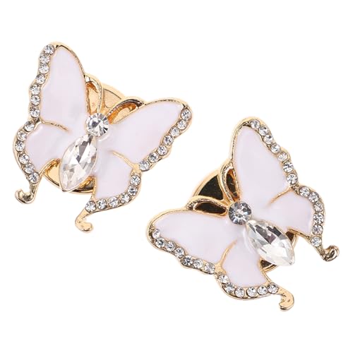 VALICLUD 2 Stück Schmetterlings Manschettenknöpfe Hemd Manschettenknöpfe Schmuck Damen Strass Knopfabdeckung Manschettenknöpfe Hemdmanschetten Legierung Strass Manschettenknöpfe VALICLUD 2 Stück Schmetterlings Manschettenknöpfe Hemd Manschettenknöpfe Schmuck Damen Strass Knopfabdeckung Manschettenknöpfe Hemdmanschetten Legierung Strass Manschettenknöpfe von VALICLUD