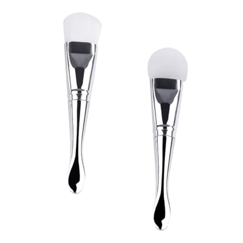 VALICLUD 2 Stück Silikon Gesichtsmaske Pinsel Weiche Maskenapplikatoren für Selbstgemacht Wiederverwendbar und Leicht für Reisen und Hause von VALICLUD