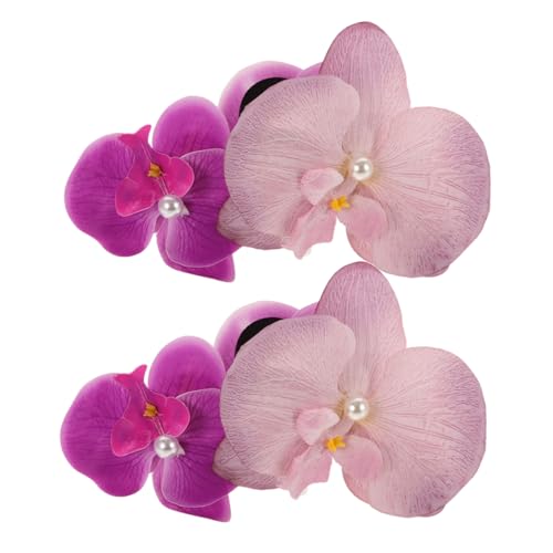 VALICLUD 2stücke Blumen Haarklammern Blumen Haarschmuck Haarklammern Für Damen Haarschmuck Fürs Haar Haarspangen von VALICLUD
