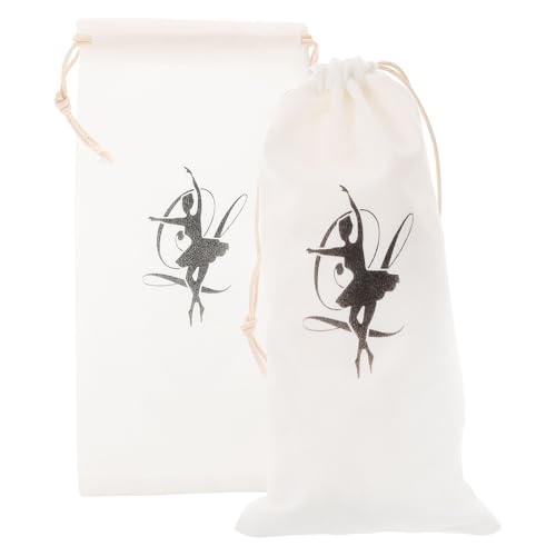 VALICLUD 2 Stück Tasche für Tanzschuhe für Damen mit Kordelzug für Fitness und Training von VALICLUD