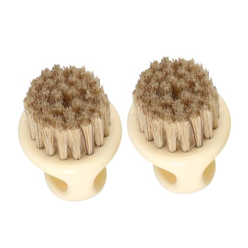 VALICLUD 2 Stück Teiliges Bartpflege Männer Multifunktionale Tragbare Bartreinigungsbürste Langlebiges Zubehör zur Bartpflege und Haarreinigung Leicht und Praktisch für Unterwegs von VALICLUD