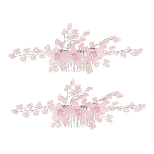VALICLUD 2 Stück Teiliges Braut Haarschmuck Handgefertigte Leichte Acryl Hochzeits Haarkämme Blumige Komfortable Schmuck Kopfbedeckung für Frauen bei Hochzeit Fotoshooting und Besonderen VALICLUD 2 Stück Teiliges Braut Haarschmuck Handgefertigte Leichte Acryl Hochzeits Haarkämme Blumige Komfortable Schmuck Kopfbedeckung für Frauen bei Hochzeit Fotoshooting und Besonderen von VALICLUD