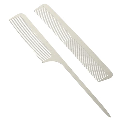 VALICLUD 2 Stück Teiliges Haarschneidekämme Dünn und Langlebig Antistatisch Leicht Tragbar Geeignet für Männer und Frauen Haarschneide Zubehör Haarstyling Werkzeug für Zuhause von VALICLUD