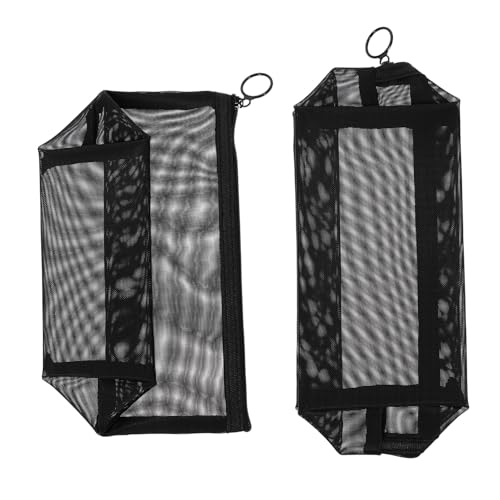VALICLUD 2 Stück Teiliges Make Up Organizer Große Transparente Netz Kosmetiktasche Geräumiger Kulturbeutel für Herren Langlebig und Leicht zu Reinigen für Reisen und Persönliche Pflege von VALICLUD