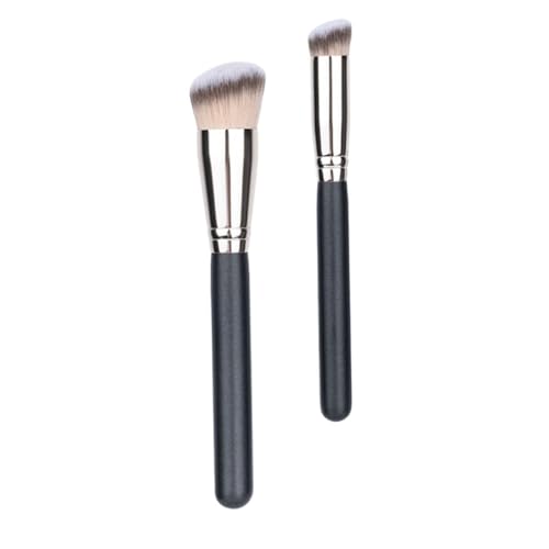 VALICLUD 2 Stück Teiliges Make up Pinsel Synthetische Foundation Concealer pinsel für Damen Vielseitig Einsetzbar Sanfte Anwendung zum Auftragen von Flüssigem und Puder make up von VALICLUD