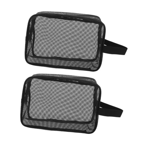 VALICLUD 2 Stück Teiliges Mesh Reise-kulturbeutel Große Kapazität Quick-Dry Toilettenartikel Aufbewahrungstasche Mit Tragegriff Für Damen Herren Dusche Urlaub Gym von VALICLUD