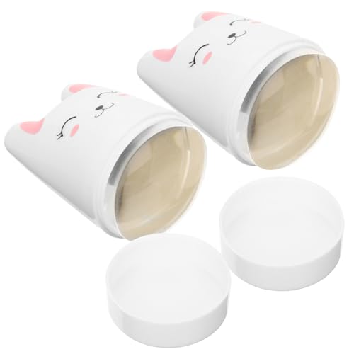 VALICLUD 2 Stück Teiliges Nagel Stempel aus Lebensmittelechtem Silikon Cartoon Hase Design Leichter Maniküre Stempel mit Schaber für Salon Maniküre und DIY Nail Art Gestaltung von VALICLUD