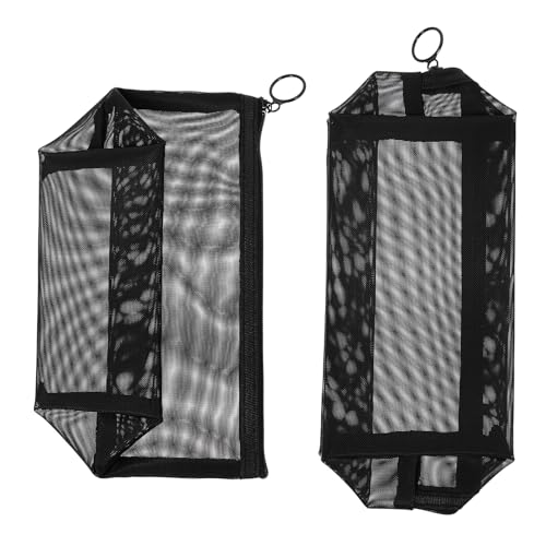 VALICLUD 2stücke Kosmetiktasche Für Männer Reiseaccessoires Große Kapazität Mesh-Design Langlebig Und Praktisch Für Outdoor-aktivitäten Und Tägliche Nutzung von VALICLUD