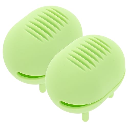 VALICLUD 2 Stück Tragbarer Puff Aufbewahrungshalter mit Belüftung Make Up Organizer für Reisen Silikon Make Up Behälter Kosmetik und Puderquasten VALICLUD 2 Stück Tragbarer Puff Aufbewahrungshalter mit Belüftung Make Up Organizer für Reisen Silikon Make Up Behälter Kosmetik und Puderquasten von VALICLUD