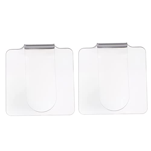 VALICLUD 2 Stück Transparente Acryl Make Up Mischpalette für Nagelkunst und Kosmetik Handliche Farbpalette für Foundation und Lidschatten Wiederverwendbar und Leicht zu Reinigen von VALICLUD