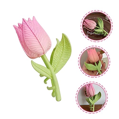 VALICLUD 2 Stück Tulpen Blumen Haarklammern für Frauen Robuste Haarspangen für Dickes und Dünnes Haar Langlebig Komfortabel Vielseitig für Alltag und Besondere Anlässe von VALICLUD