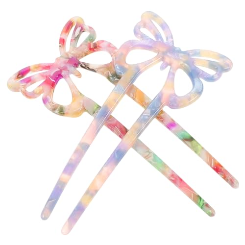 VALICLUD 2stücke U-förmige Haarnadeln Acetat Für Hochsteckfrisuren Für -kleider Und Besondere Anlässe Für Stilvolles Accessoire Für von VALICLUD