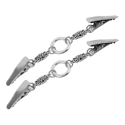 VALICLUD 2 Stück Vintage Alloy Cardigan Clips für Frauen Retro Shawl Clips Broschen für Stilvolle Outfits von VALICLUD