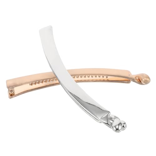 VALICLUD 2 Stück Vintage Bananenclip Für Dickes Haar Haarklammer Für Pferdeschwanz Metallische Textur Rutschfester Haarclip Damen Haaraccessoire Für Jeden Anlass von VALICLUD