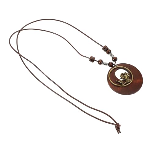 VALICLUD 2stücke Anhänger Halskette Vintage Ethno Sweater Kette Für Damen Lange Halskette Für Alltag Und Besondere Anlässe von VALICLUD