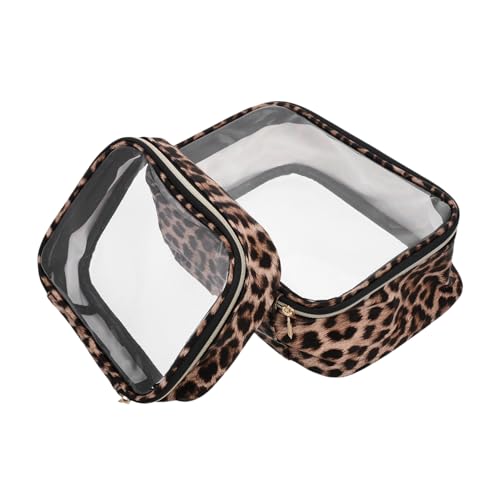 VALICLUD 2 Stück Wäschesack Mini-Make-up-Tasche Mini-Kosmetiktasche Make-up-Organizer-Tasche Wasserdichtes Kosmetikbeutel Kleiner Kulturbeutel Make-up-pinseletui Leopard PVC VALICLUD 2 Stück Wäschesack Mini-Make-up-Tasche Mini-Kosmetiktasche Make-up-Organizer-Tasche Wasserdichtes Kosmetikbeutel Kleiner Kulturbeutel Make-up-pinseletui Leopard PVC von VALICLUD