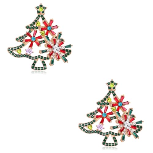 VALICLUD 2 Stück Weihnachtsbaum Brosche Weihnachtsbrosche Anstecknadel Strass Baum Brosche Einzigartiges Boutonniere Anstecknadeln Hut Weihnachtsbrosche Broschen Für VALICLUD 2 Stück Weihnachtsbaum Brosche Weihnachtsbrosche Anstecknadel Strass Baum Brosche Einzigartiges Boutonniere Anstecknadeln Hut Weihnachtsbrosche Broschen Für von VALICLUD