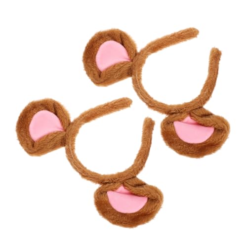 VALICLUD 2stücke Maus Ohren Stirnbänder Für Frauen Süße Stirnbänder Halloween Mausohren Tierohren Haarband Cosplay Stirnband Ohr- Für Erwachsene Mausohren- von VALICLUD