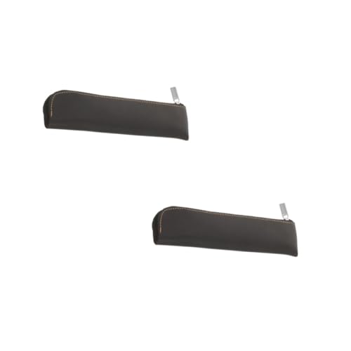VALICLUD 2 Stück -stiftspeicherbeutel Stiftbeutel Für Multifunktional Stifthülsen Klein Schützend -Pen-träger Stifthülle Stifttasche Brunnenstiftärmel Leder Schwarz VALICLUD 2 Stück -stiftspeicherbeutel Stiftbeutel Für Multifunktional Stifthülsen Klein Schützend -Pen-träger Stifthülle Stifttasche Brunnenstiftärmel Leder Schwarz von VALICLUD