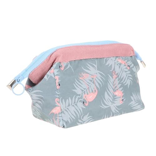 VALICLUD 2 Stück wasserdichte Kosmetiktasche für Damen im Flamingo Design Multifunktionale Toilettentasche mit Großem Fassungsvermögen für Make Up und Pflegeprodukte von VALICLUD