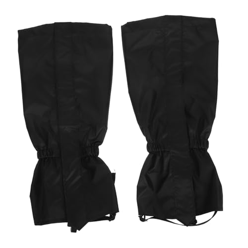 VALICLUD 2 Stück wasserdichte Verstellbare Gamaschen für Damen und Herren Outdoor Schützende Überschuhe für Wandern Trekking Schnee und Wüstensand Leicht Kompakt Robust gegen Schlamm und von VALICLUD