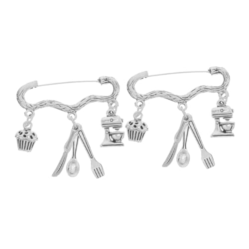 VALICLUD Gourmet-brosche Bäcker-anstecknadel Stilvolle Krawattennadel Für Koch Einzigartiges Back-thema-accessoire Für Frauen Dekorativ von VALICLUD