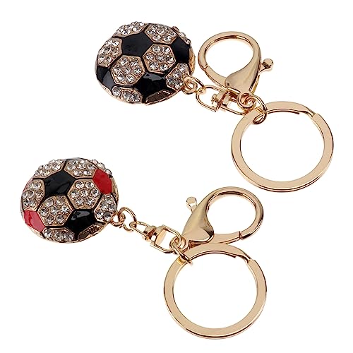 VALICLUD 2 Stücke Dekorative Strass Schlüsselring Chic Stilvolle Keychain Bag Hanging Accessoire von VALICLUD