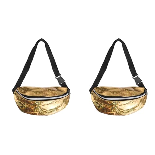 VALICLUD 2 Stücke Gürteltasche Pailletten Gürteltasche Glitzern Frauen Damen Dame Sequenzen Niedlich Reizend Pailletten Sling Reisetasche Anti- Brusttasche Glitzern von VALICLUD
