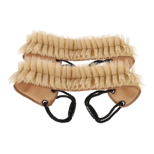 VALICLUD 2stücke Dusch-rückenschrubber Für Damen Peeling-badeschrubber Doppelseitiger Körperbadewäscher Mit Griffen Rückenkratzer Für Damen Rückenpeeling-tool Abwaschbares von VALICLUD