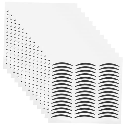 VALICLUD 20 Blätter Doppelter Augenlid Eyeliner Aufkleber Selbstklebender Augenlinienstreifen Augenlidheber Streifen Eyeliner Aufkleber Make Up Augendekor Lidschatten Make Up von VALICLUD