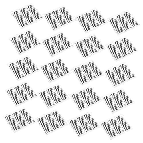 VALICLUD 20blätter Wasserdichte Doppelseitige Eyeliner-sticker Für Kunstvolle Augen-make-up-styles Selbstklebend Und Einfach Anzuwenden Für Und Augenformen von VALICLUD