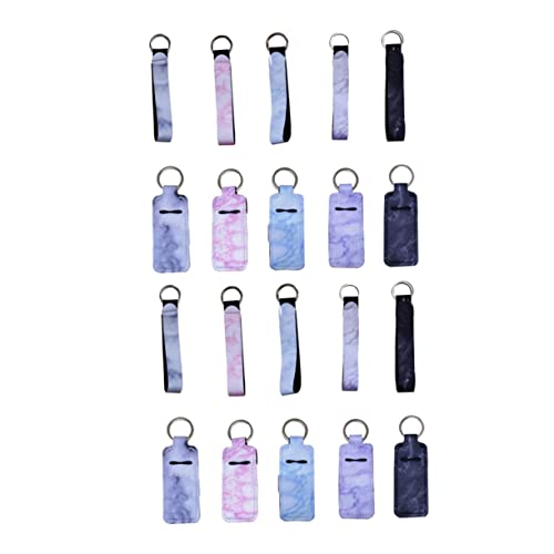 VALICLUD 20stücke Halter Für Lippenstift Mit Marmordruck Schlüsselanhänger Lippenstifthülle Aus Hochwertigem Material Langlebig Und Schön von VALICLUD