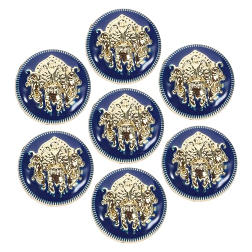 VALICLUD 20 Stck. Metallknöpfe Knopf Tasten kleine Vintage-Knöpfe Uniformknöpfe Zierknöpfe für Jacke Mantelknöpfe Zierknöpfe für Anzug dekorative Knöpfe für Uniform Zinklegierung Blau VALICLUD 20 Stck. Metallknöpfe Knopf Tasten kleine Vintage-Knöpfe Uniformknöpfe Zierknöpfe für Jacke Mantelknöpfe Zierknöpfe für Anzug dekorative Knöpfe für Uniform Zinklegierung Blau von VALICLUD
